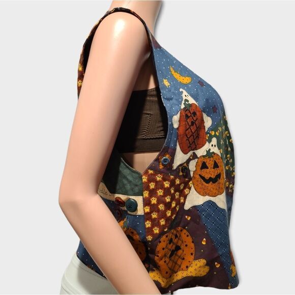 Hand-crafted Halloween Vest - Picture 3 of 11